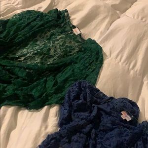 LULAROE Lace Shirley and Monroe